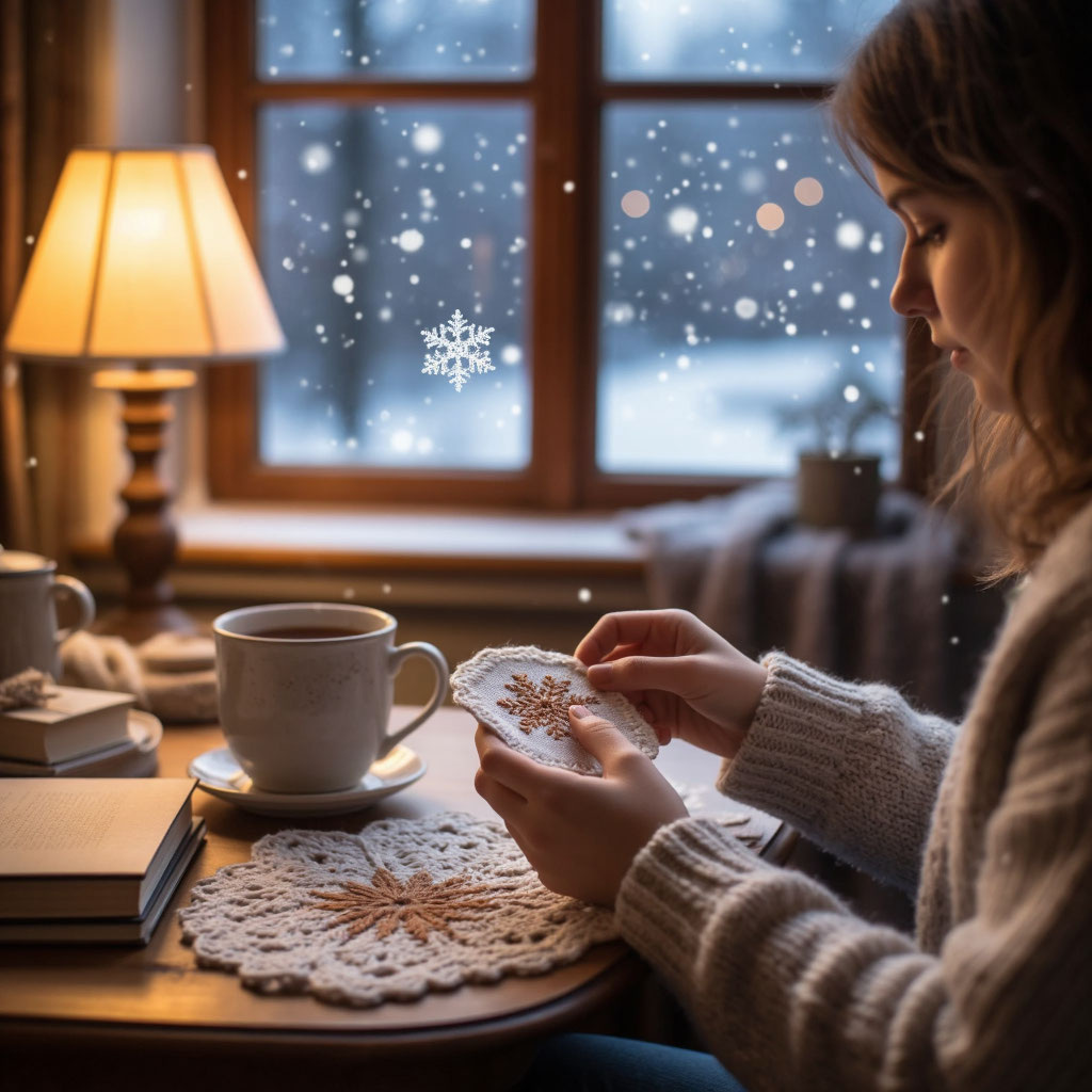 

Вот мои спорные мысли (готова спорить до последней нитки!):
 Новогодние сюжеты — перебор. Да, Дед Мороз мил… но разве не лучше вышить что-то, что будет радовать вас всю зиму, а не только до 10 января?

 Снегири и ёлки — клише. Хотя… если они в винтажном стиле или с неожиданным юмором — прощаю!

 Зимние пейзажи — только для опытных. Белое на белом? Серое на сером? Это не рукоделие, это медитация на выносливость!

 А вот уютные интерьеры, книги у камина, кошки в шерстяных носках — да! Это не сезонно — это вечное.

А вы как считаете?
 Вышиваете ли вы «по сезону» — или плевать на календарь?
 Есть ли темы, которые категорически нельзя вышивать зимой? (Да-да, я жду ваших «никогда не прощу вам этот сюжет!» 😏)
 Или, может, вы как раз сейчас вышиваете летний закат — назло метели за окном?

Пишите в комментариях — давайте устроим дружеский спор среди мотков мулине и чашек глинтвейна! 

#вышивка #рукоделие #зимняявышивка #творчество #уют #handmade #slowcraft #вышивайснами #домашнийуют #embroidery