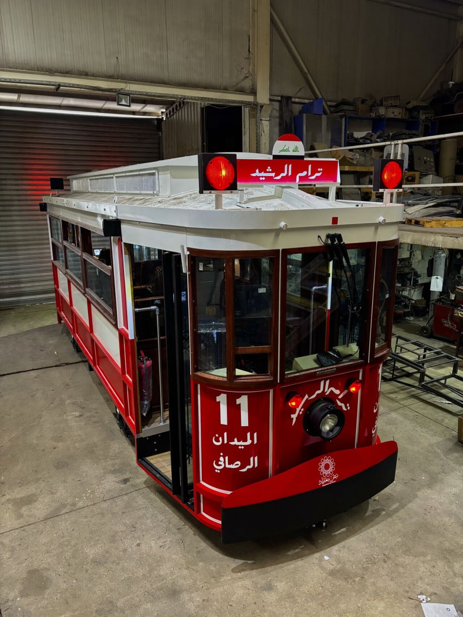 Ретротрамвай от турецкой Garatren для Багдада. Источник: Osman Burak Tavas/linkedin