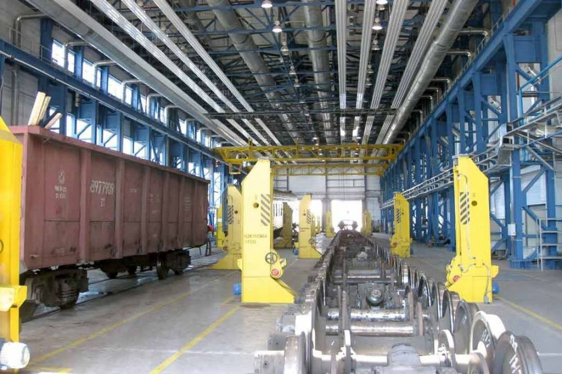 Цех по обслуживанию вагонов компании «РемТерминал». Источник: РемТерминал