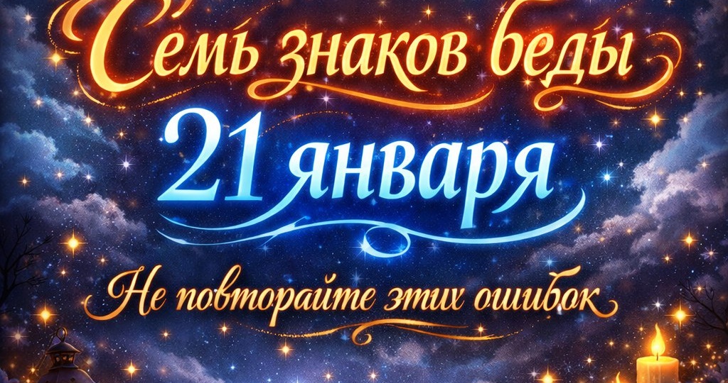 Семь знаков беды 21 января: не повторяйте эти ошибки!
