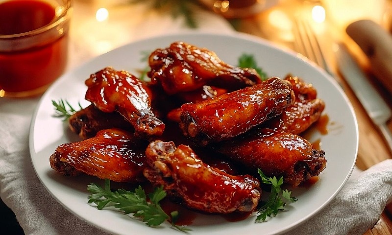 Крылышки в медовом маринаде