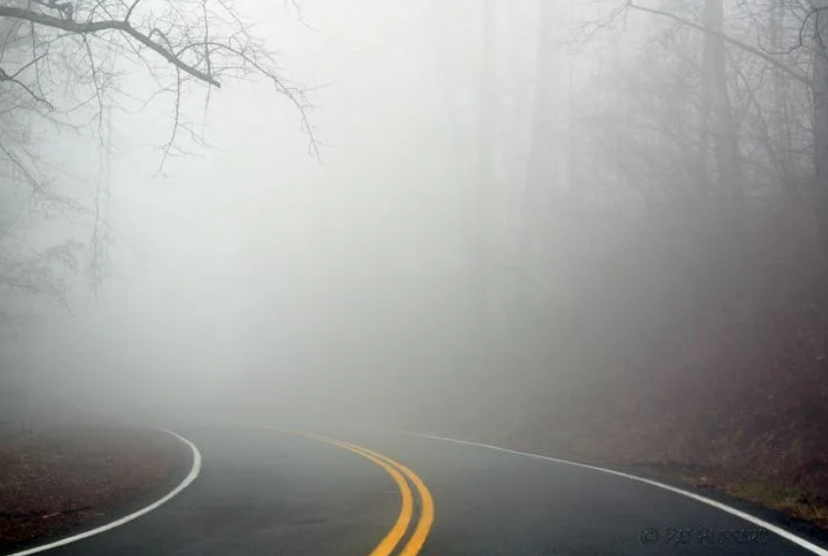 Дорога и туман. фото из открытого источника