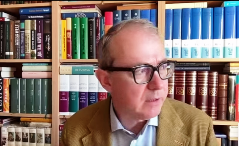 Философ Андрей Олегович Баумейстер. Фото с https://vkvideo.ru/video-227030043_456242610