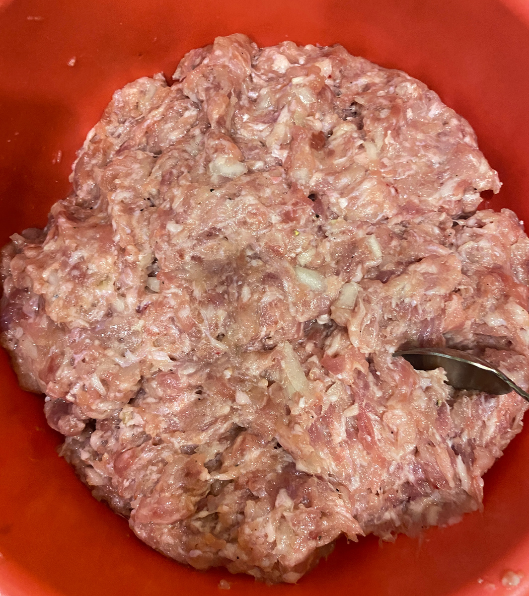 Фарш на пельмени: свинина, курица. 