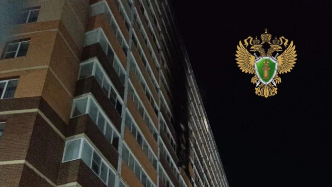 Тосненская прокуратура проверяет обстоятельства пожара в Никольском, где спасли 40 человек