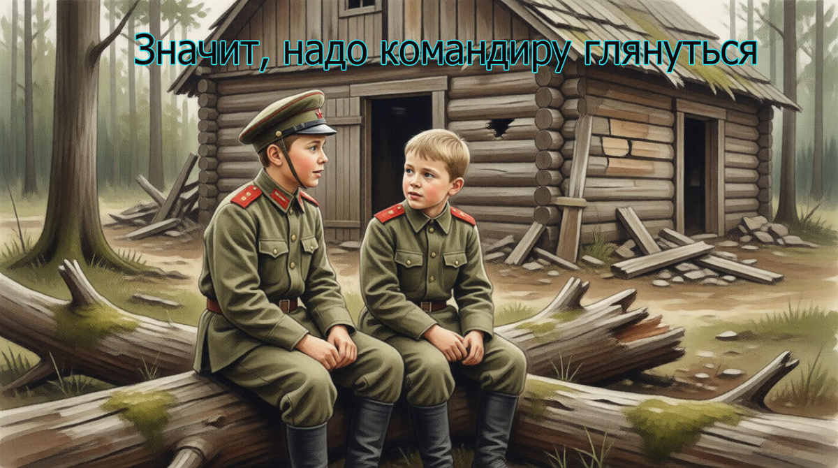 — Там уж всё от командира зависит. (возьмут или нет)
— Значит, надо командиру глянуться