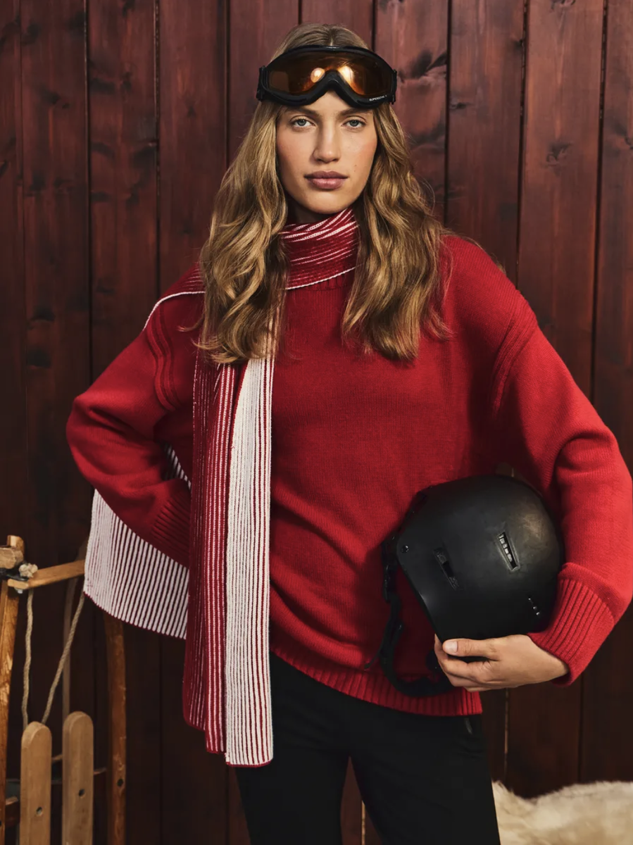  ДЖЕМПЕР С ШАРФОМ ZARINA