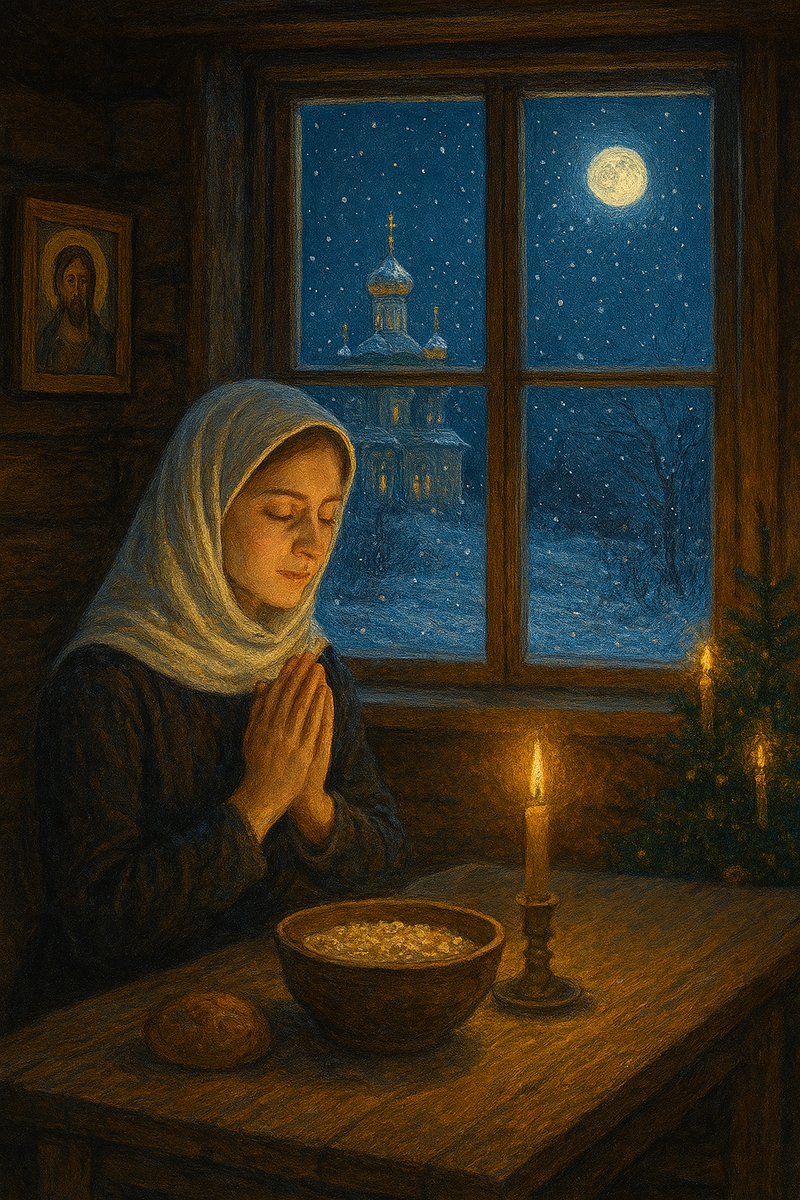 Крещенский сочельник отмечается 18 января. Название происходит от слова «сочиво» — постного блюда из зерна и мёда, которое подавали в этот день. 