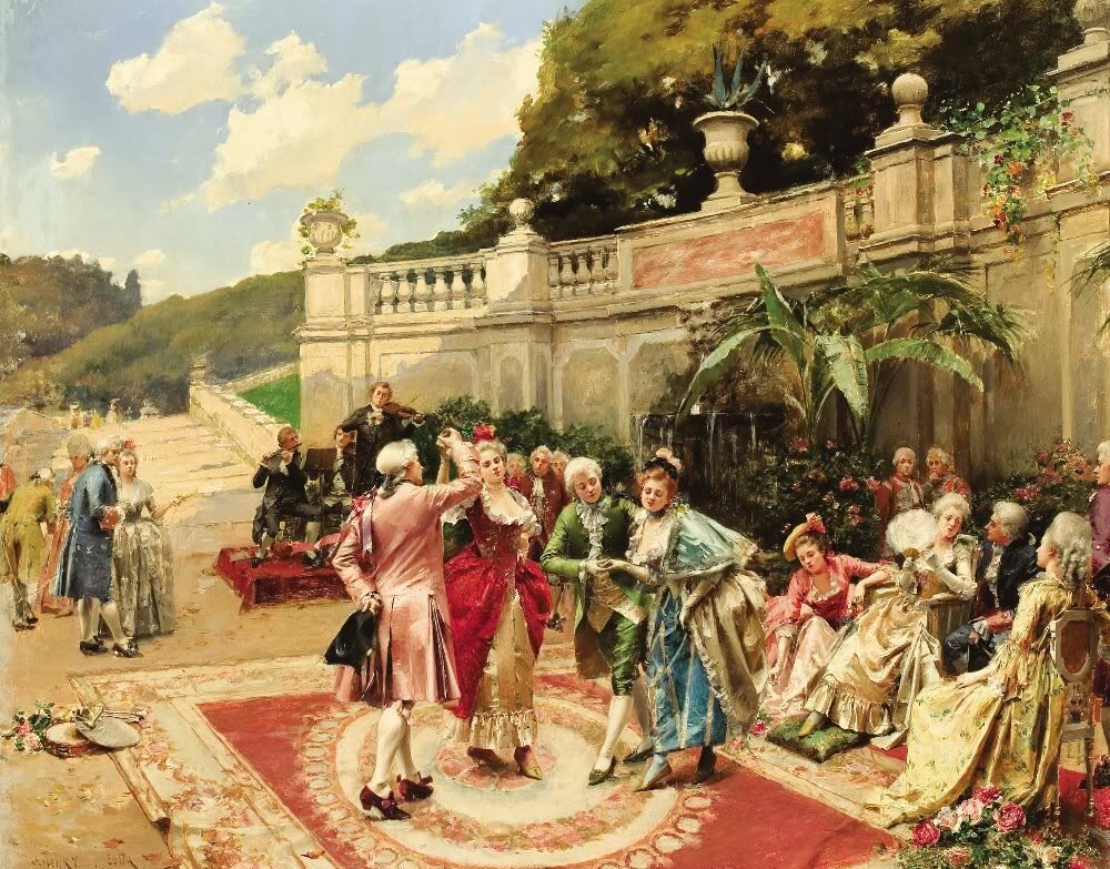 «Светский раут в саду», 1894. Частное собрание.