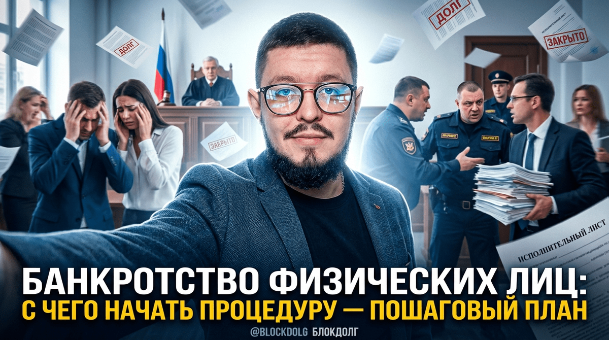    Пошаговый план для банкротства физических лиц Максим