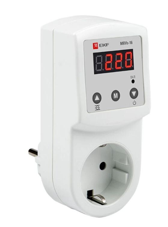 Реле напряжения для одного прибора. Может использоваться для защиты холодильника.