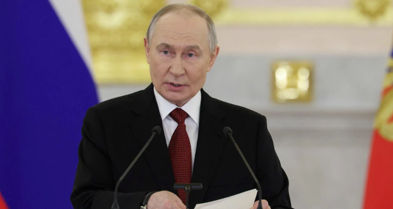 Президент России Владимир Путин в четверг в Кремле © AFP