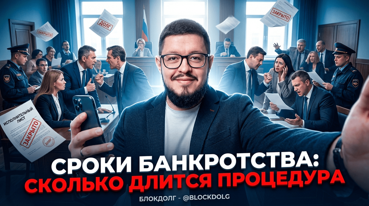    Сроки банкротства физлица Максим
