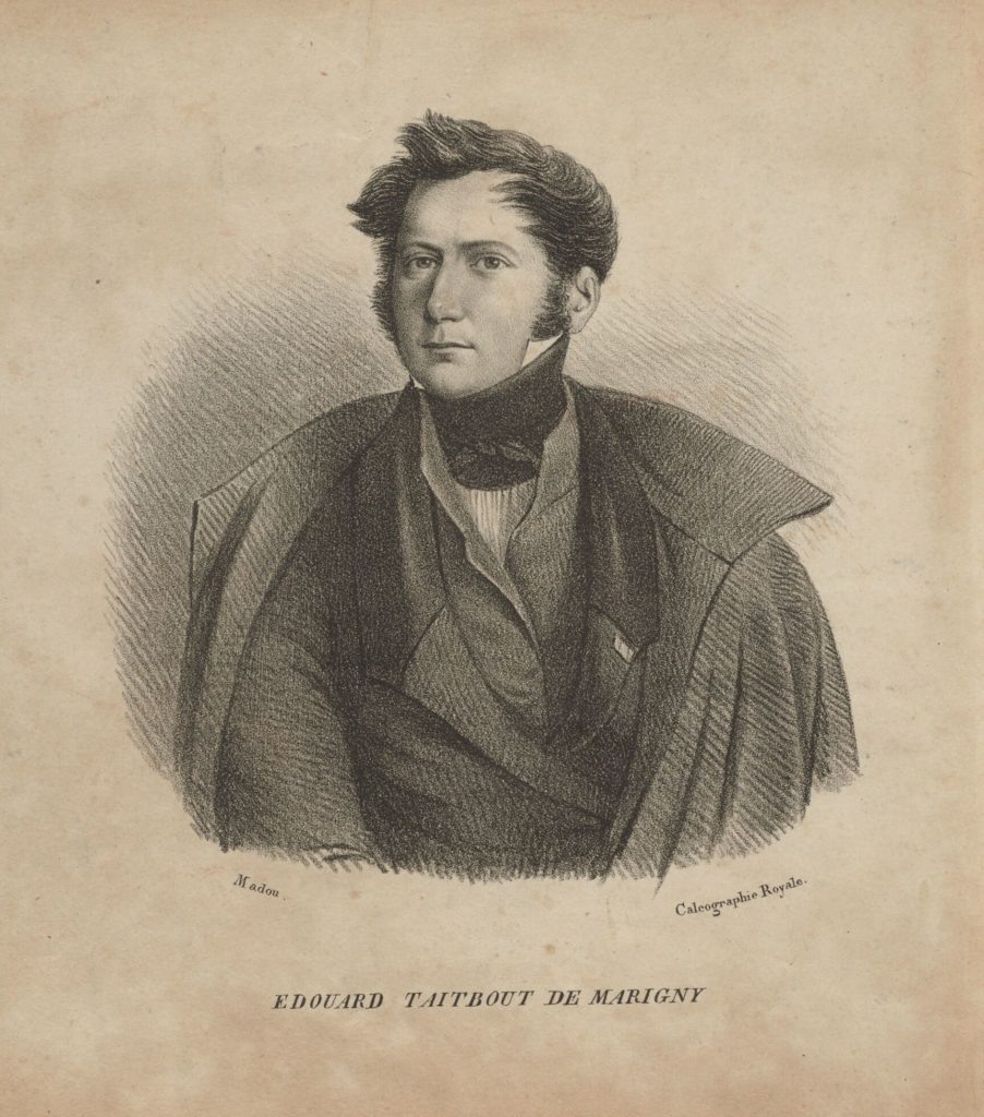 Chevailer Jacques-Victor-Édouard Taitbout de Marigny; 1793-1852. Маду Жан Батист (литограф) 1819 г.