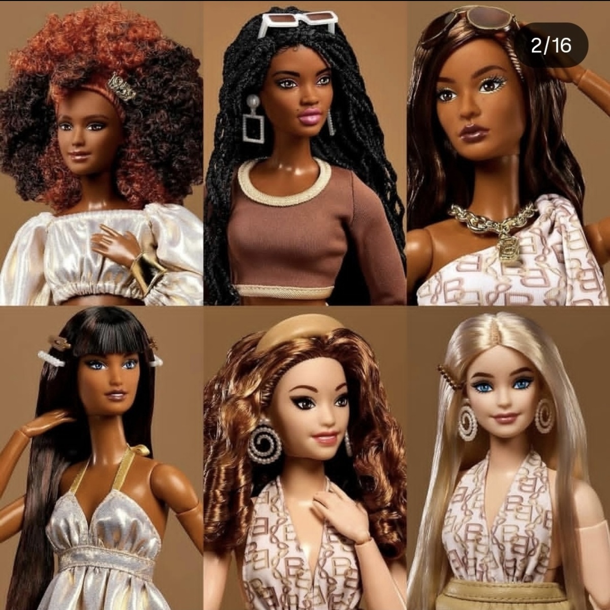 Портеры Барби из креативных наборов