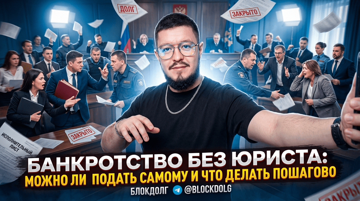    Как подать на банкротство самостоятельно Максим
