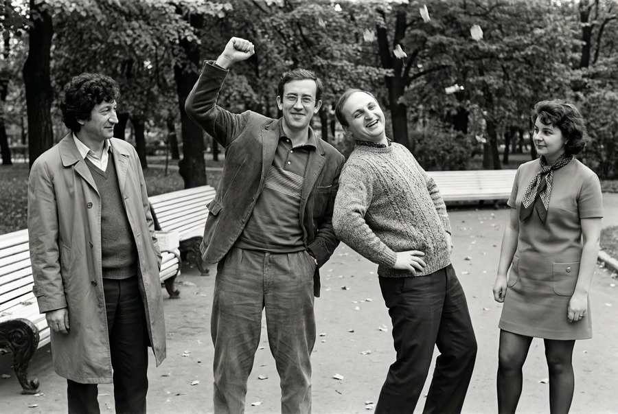 Ю.Энтин, В.Ливанов, Г.Гладков и И.Ковалевская