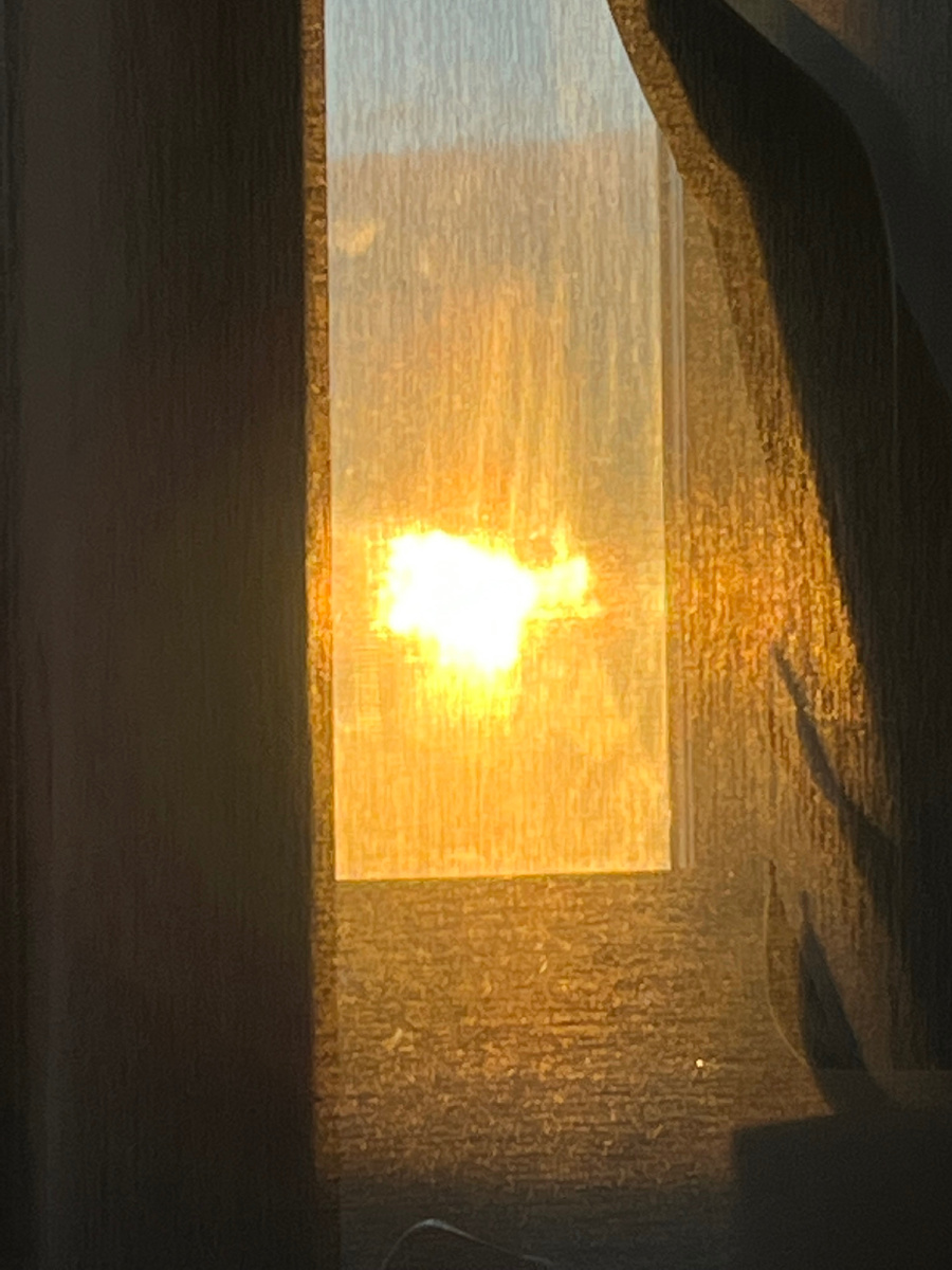 Солнышко в январе.