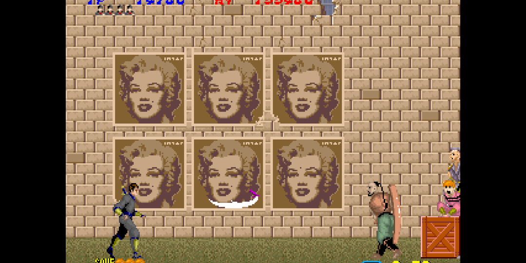 Искусство в ретро-играх: знаменитые портреты в Shinobi