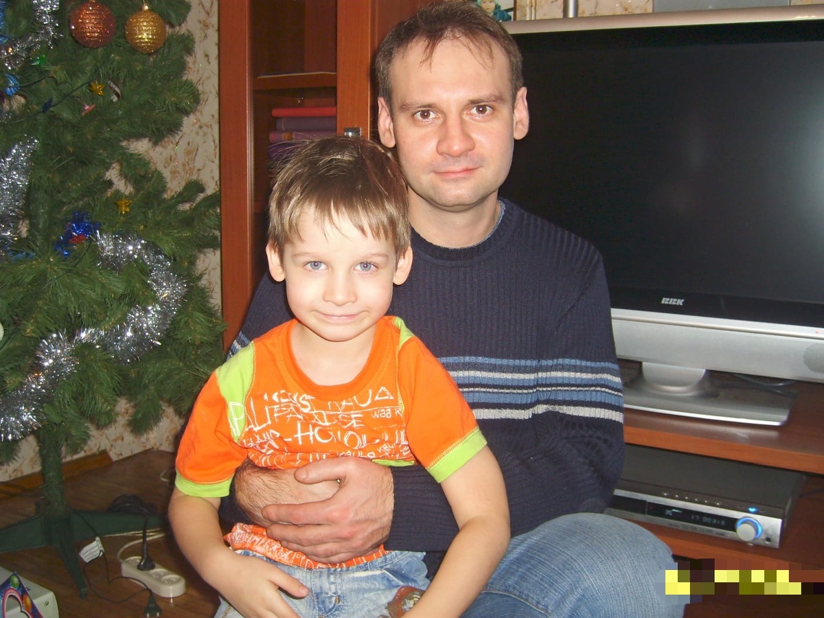 Когда-то очень давно... Со старшим сыном