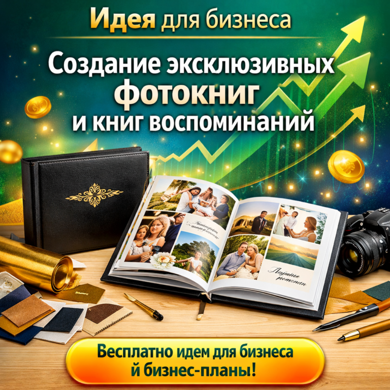    Бизнес-план: Создание эксклюзивных фотокниг и книг воспоминаний admin