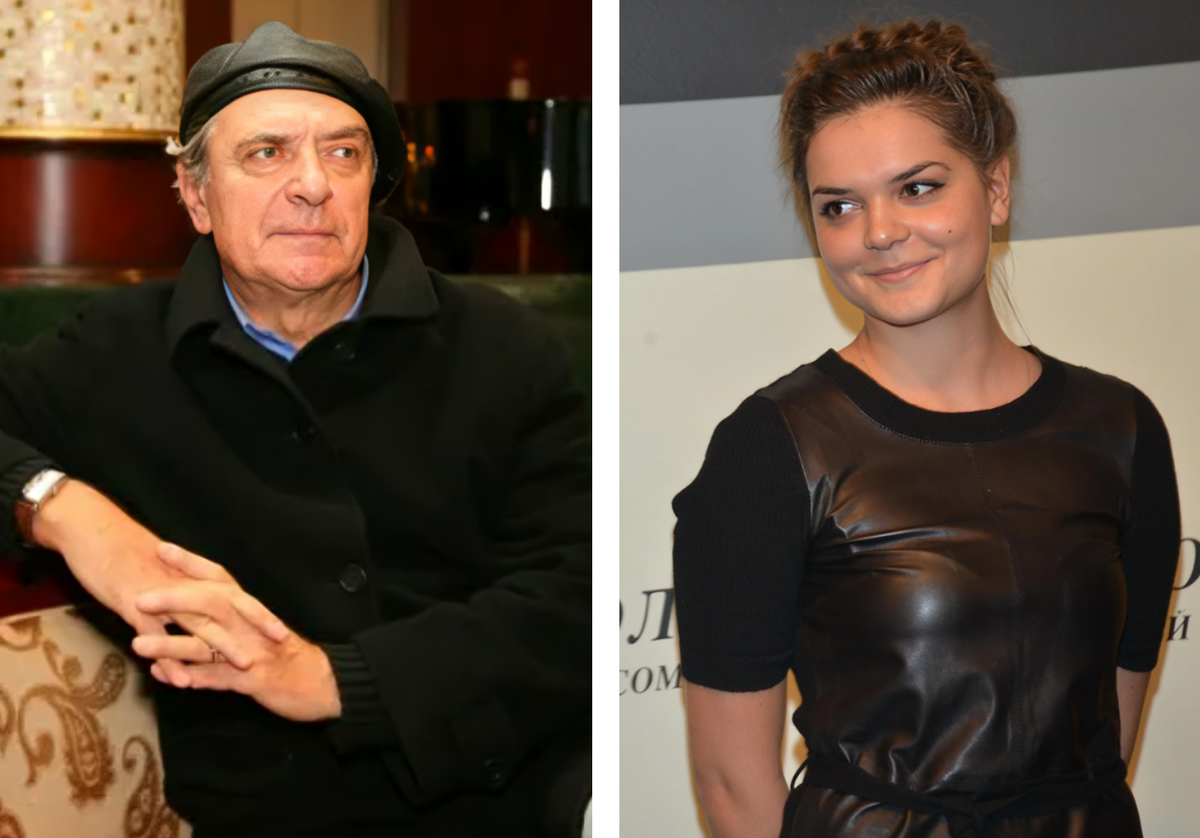 Александр Лазарев-старший и его внучка