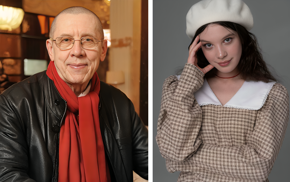 Валерий Золотухин и его внучка