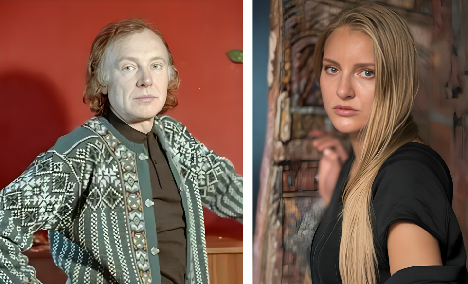 Иннокентий Смоктуновский и его внучка