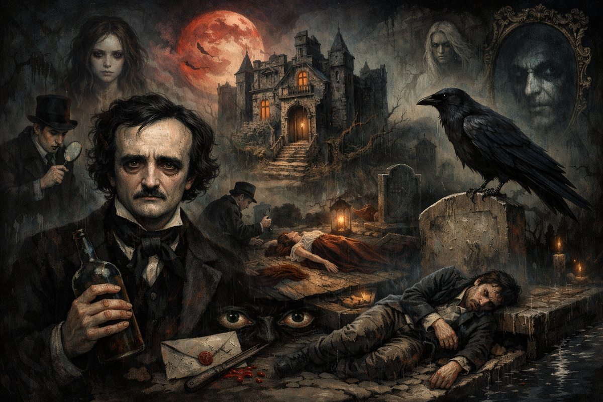 Эдгар По: гений, который пил, страдал и изобрёл детектив