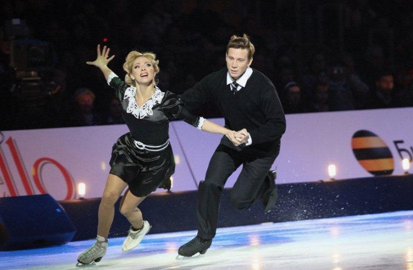 Колаганов и Татьяна Навка в шоу "Ледниковый период"