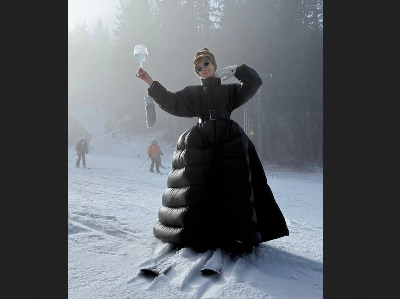 Ольга Карпуть в Куршавеле. Фото из открытого источника в Яндексе