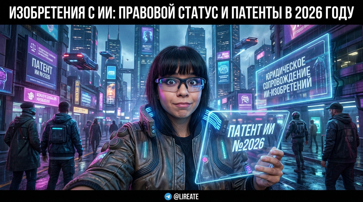    Обзор правового статуса и патентов на изобретения с ИИ в 2026 году Лирейт