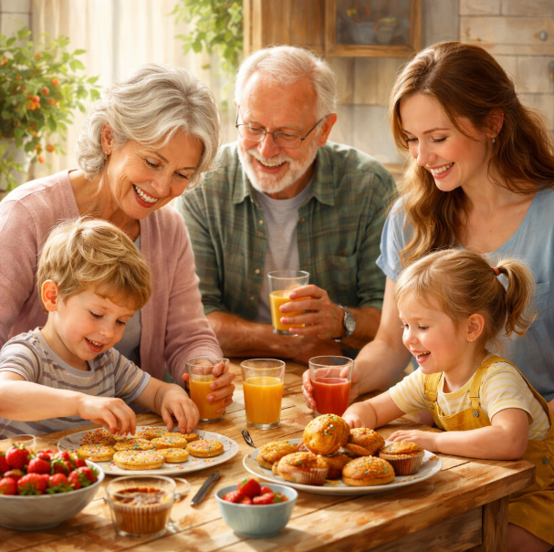 Чему дети учатся у старших родственников