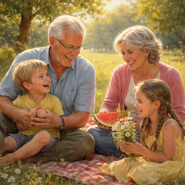 Как бабушки и дедушки помогают родителям