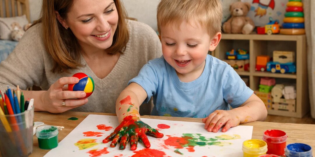 Каракули или «цветочек». Почему свободное рисование важнее «правильных» заданий для детей до 3 лет