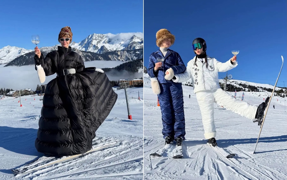 Куршевель перестал быть безопасным. На это жалуется Ольга Карпуть. Фото из её соцсетей