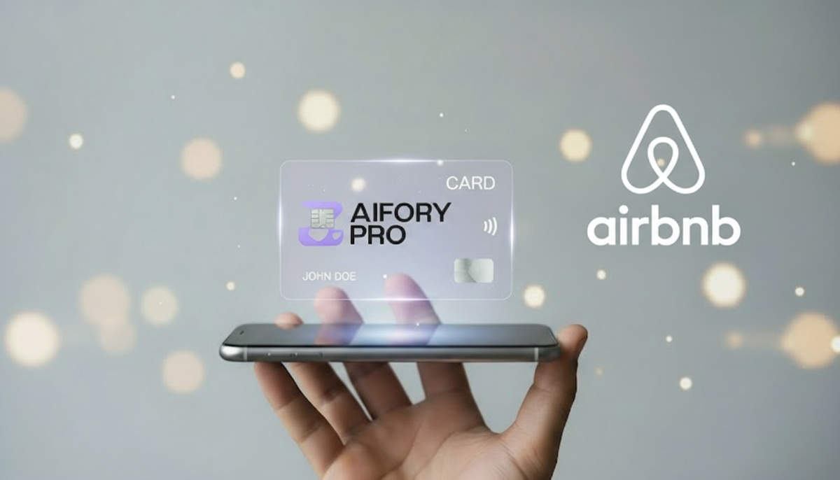 Виртуальная карта Aifory Pro для оплаты Airbnb
