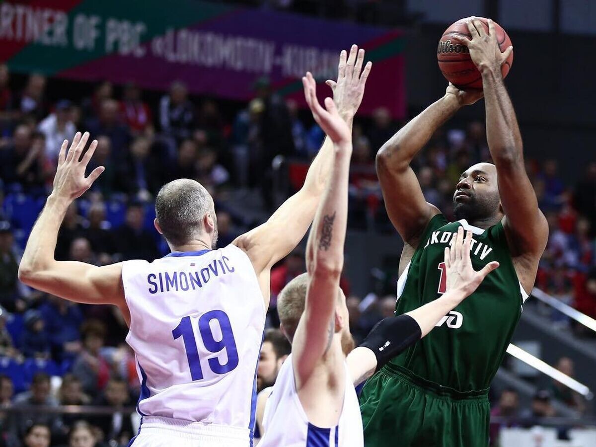    Игровой момент матча Единой лиги ВТБ "Локомотив-Кубань" - "Зенит" | © Фото : официальный сайт Единой лиги ВТБ