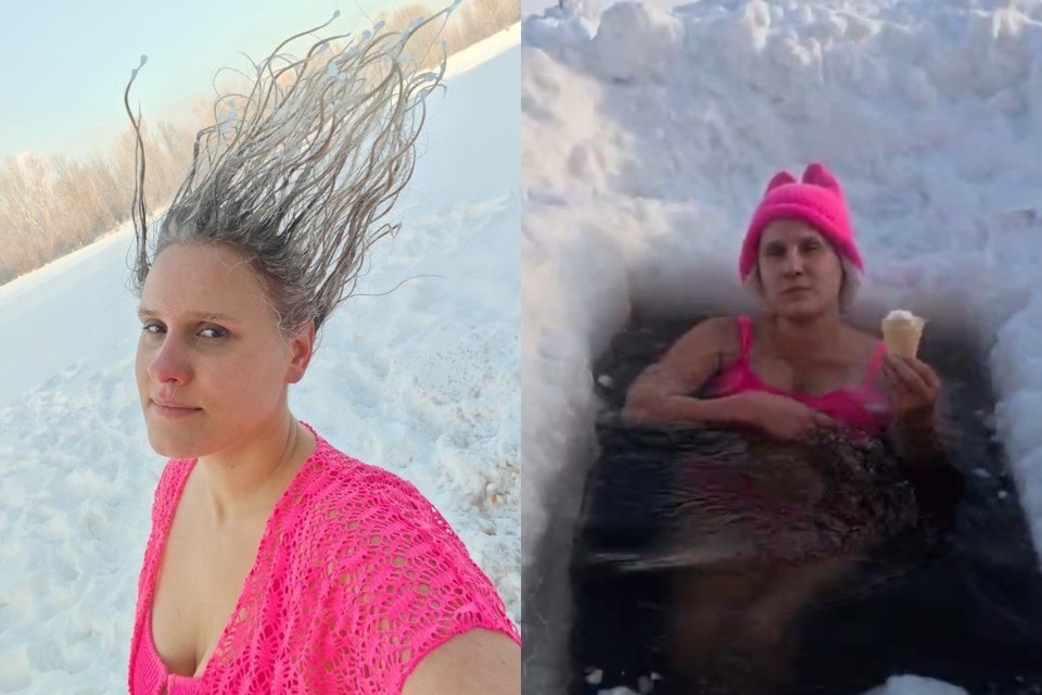    Она рассказала, что не готовится к окунанию и не болеет. Фото: предоставила Светлана.