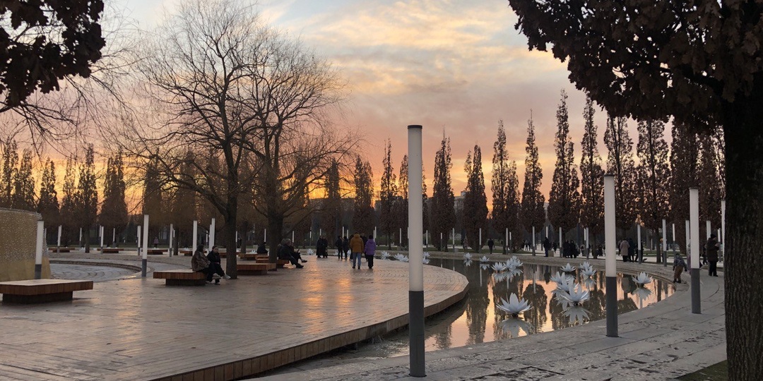 Парк "Краснодар" или парк Галицкого – лучшее время для посещения зимой. Маршрут на 1 или 2 часа прогулки, если вы проездом.