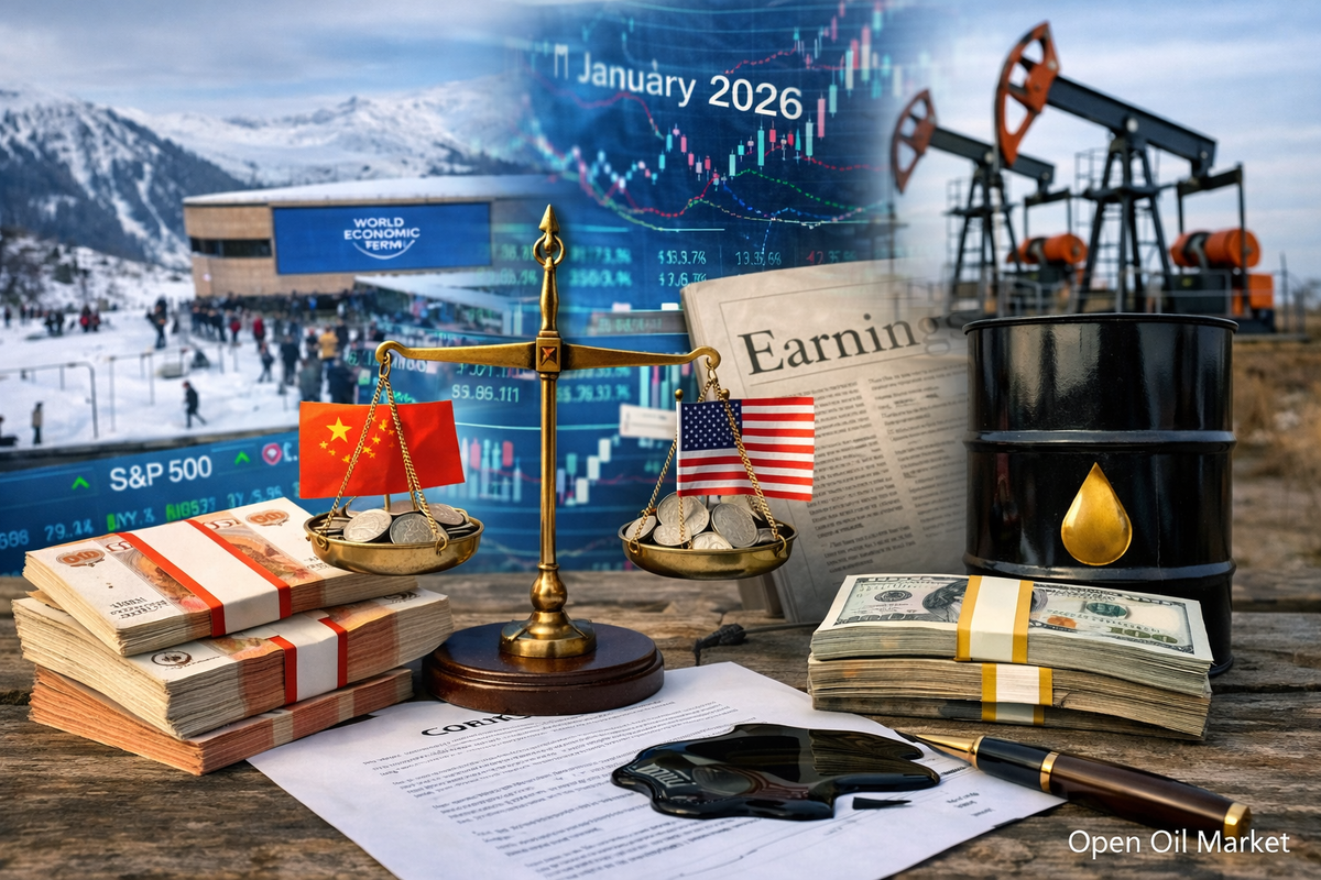 Давос, инфляция CPI, PMI и корпоративные отчёты 19–23 января 2026