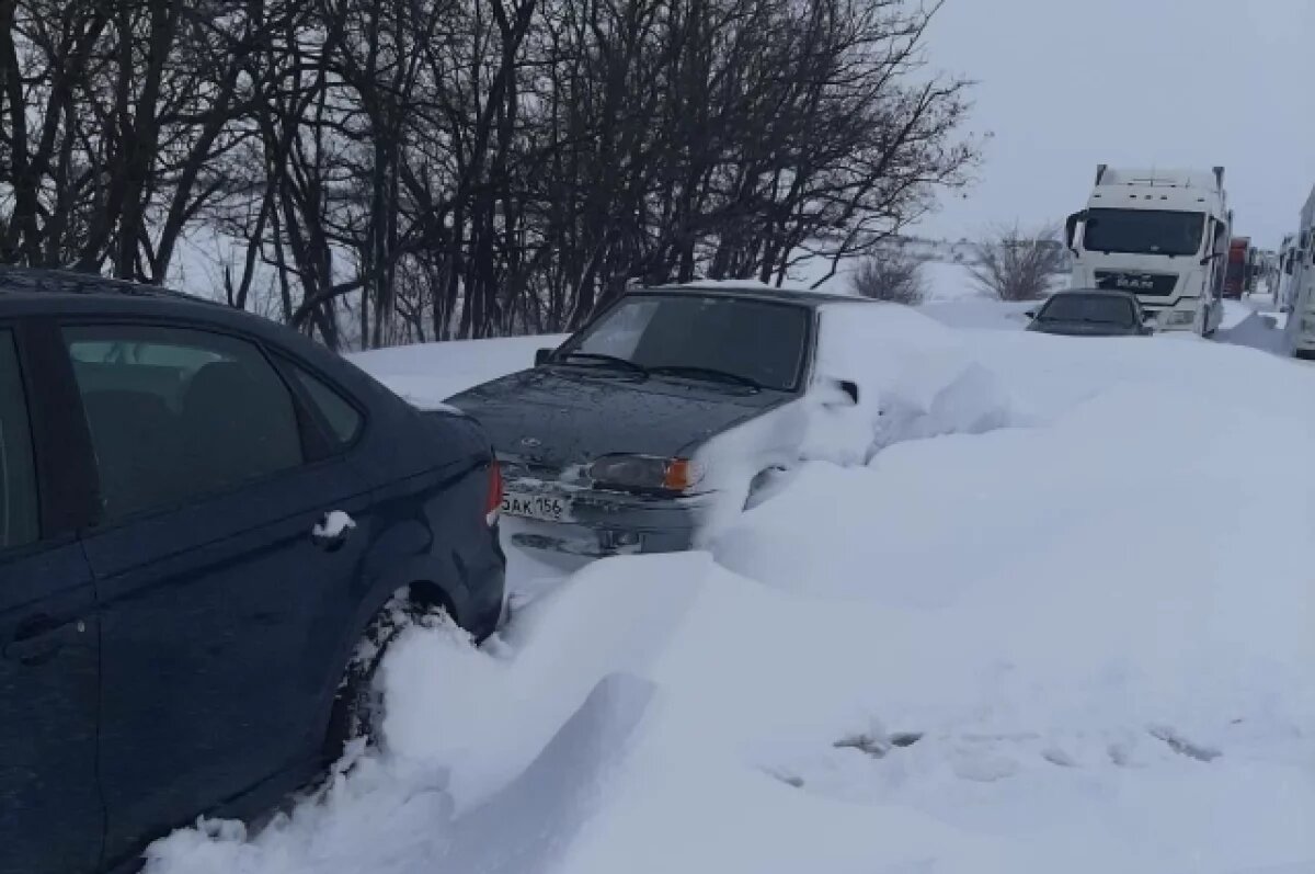    Водителей призывают к осторожности из-за снега на трассе М-4 «Дон»