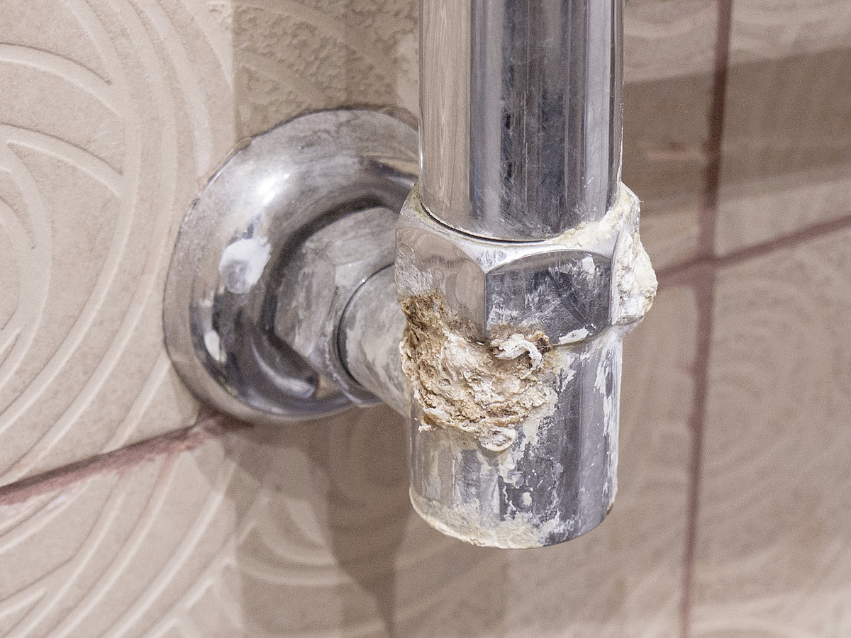 Течь полотенцесушителя