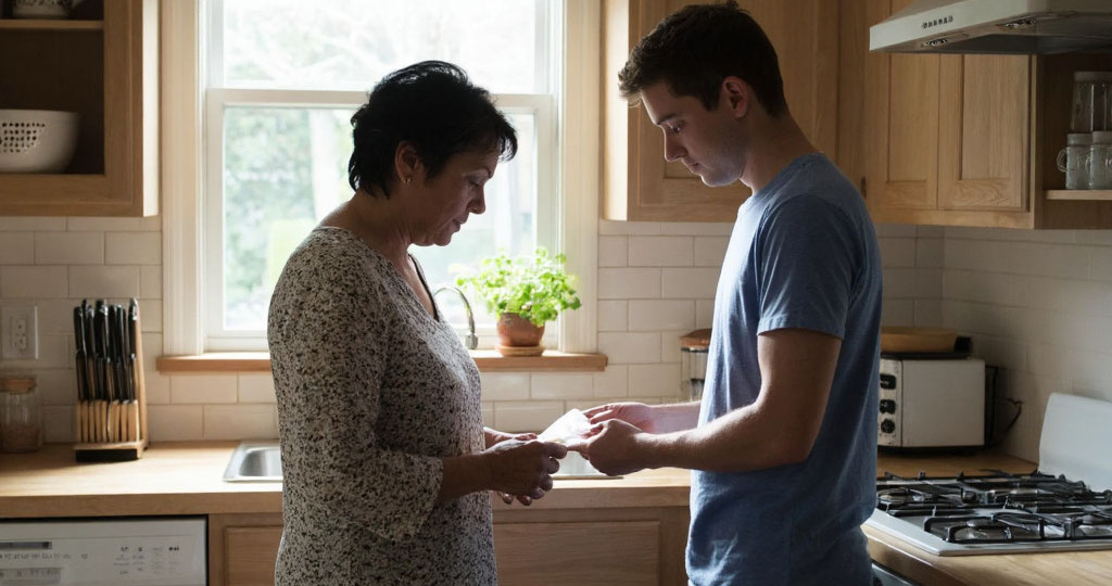 Свекровь из деревни приехала к сыну в город и воскликнула: «Сын, почему ты взял тряпку? Где твоя жена?»