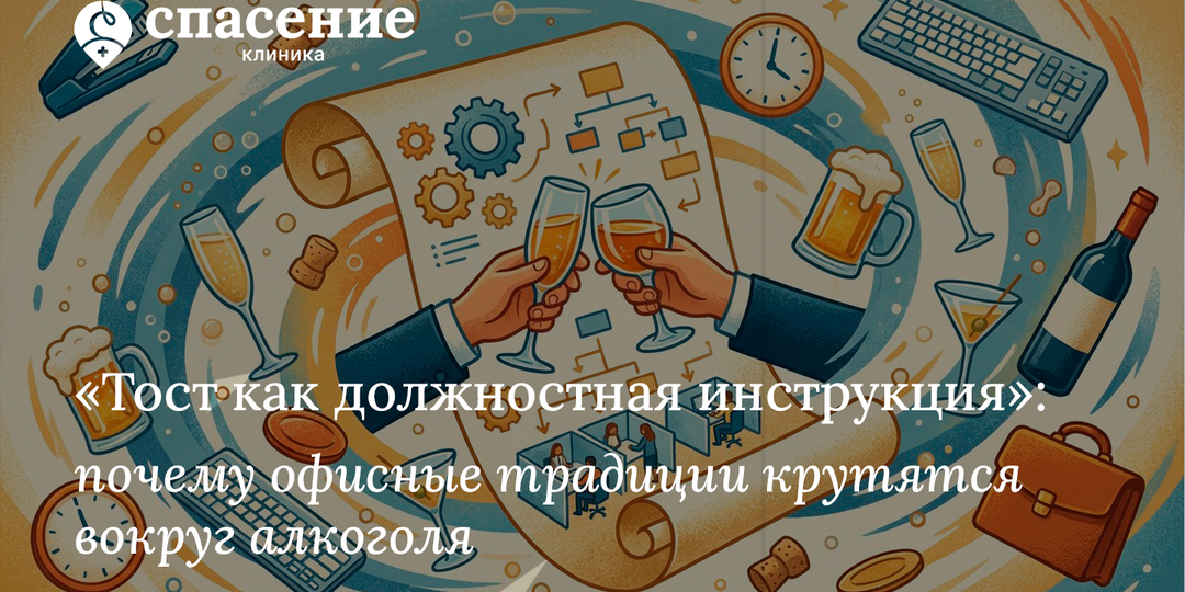 «Тост как должностная инструкция»: почему офисные традиции крутятся вокруг алкоголя