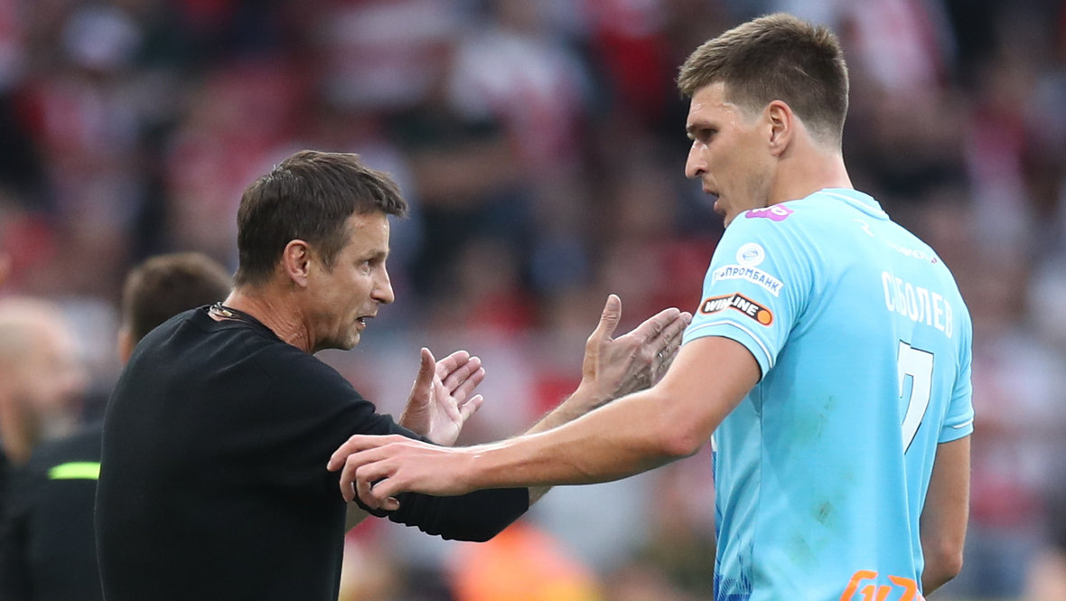    Сергей Семак и Александр Соболев.Федор Успенский