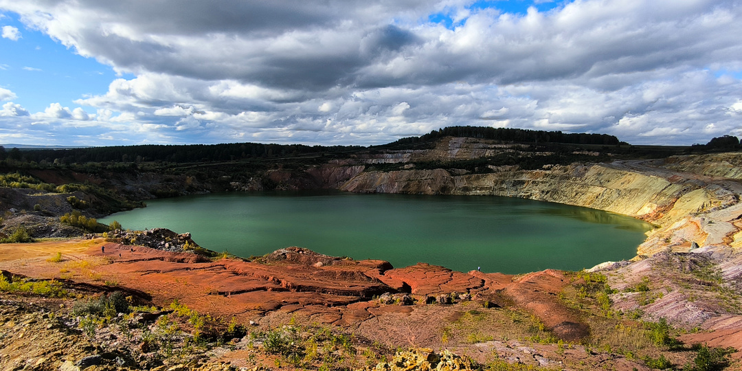 Каменушинский карьер - разноцветное чудо Кузбасса