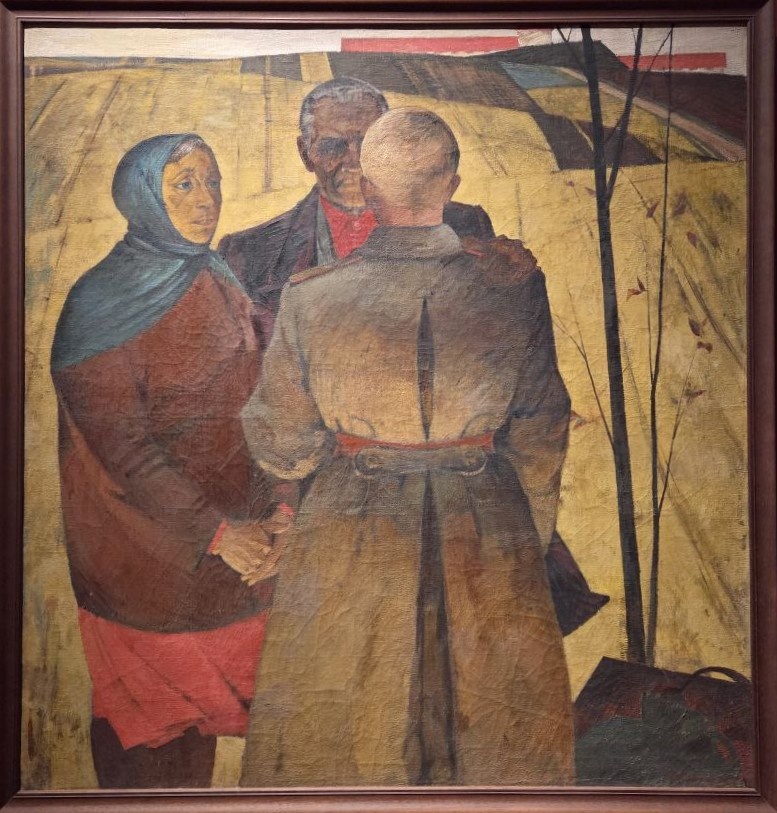 За околицей. 1964 холст, масло