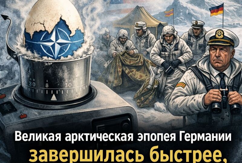 Великая арктическая эпопея Германии по защите Гренландии завершилась быстрее, чем варка яиц в берлинском офисе НАТО