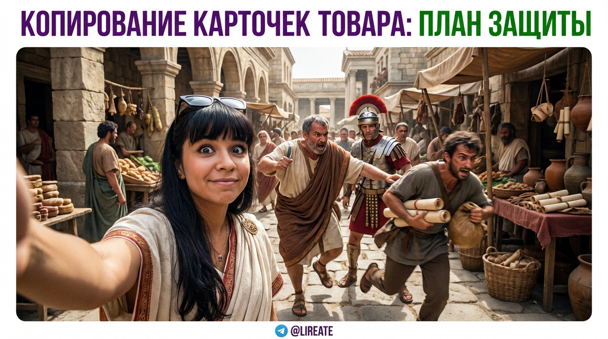    Пошаговый алгоритм защиты карточек товара: от юридического оформления прав до судебного иска к нарушителям. Лирейт